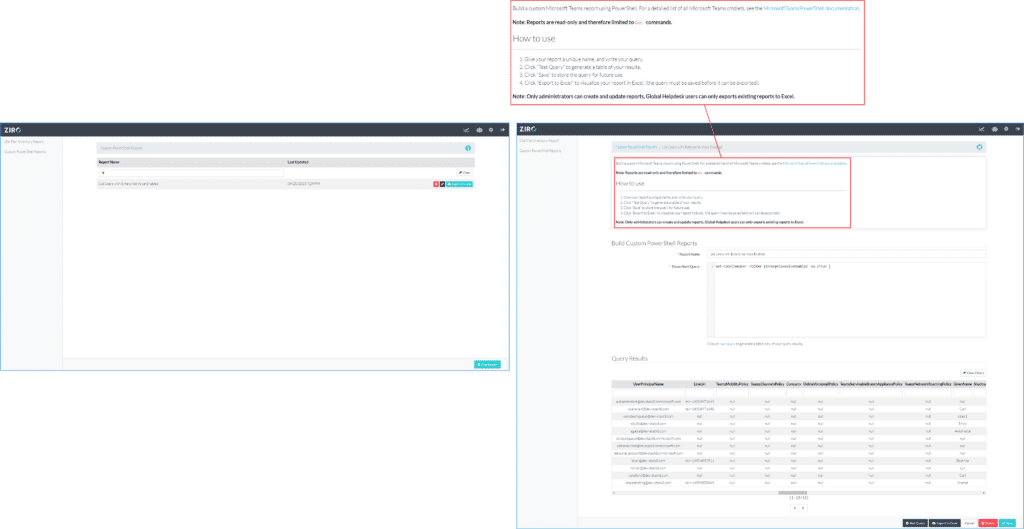 enhanced Microsoft Teams reporting