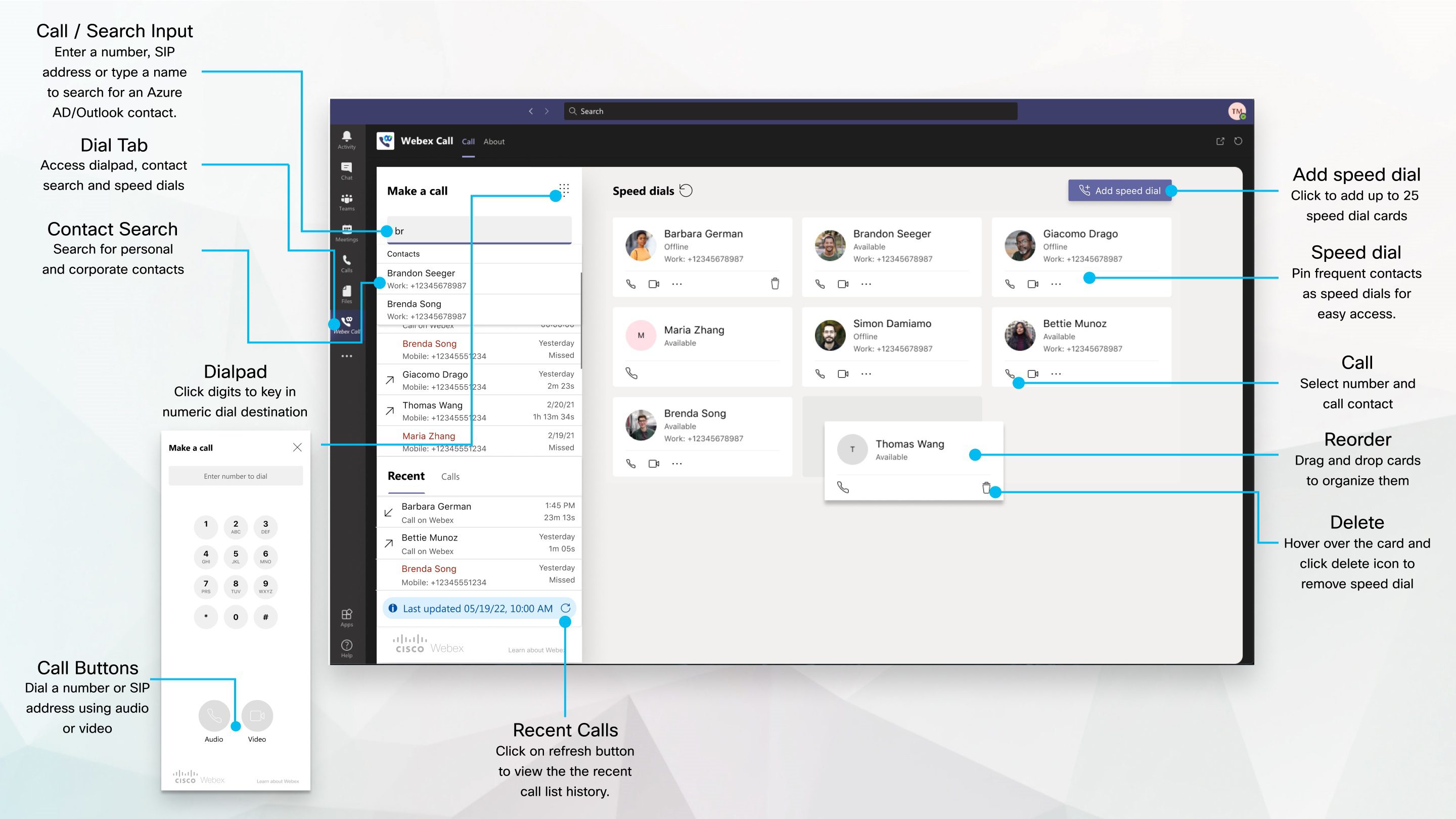 Webex Calling Integration with Microsoft Teams