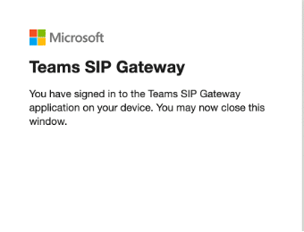 Teams SIP Gateway
