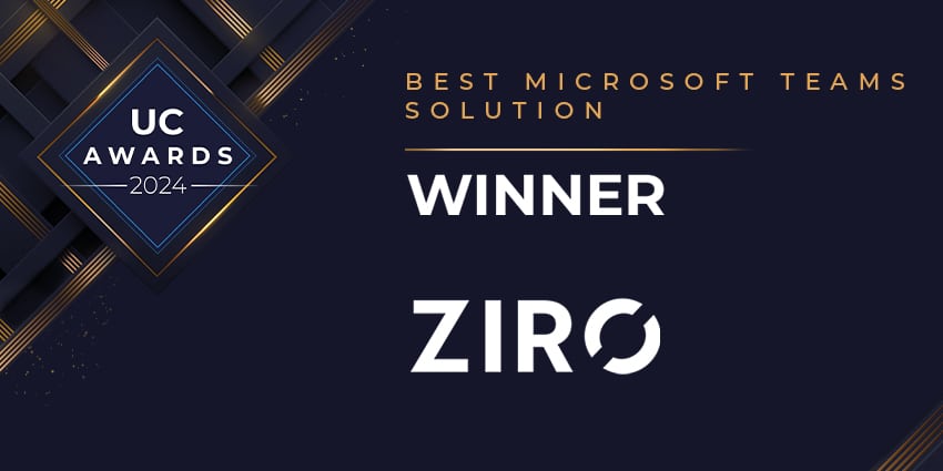 Microsoft Teams Best Solution UC Today Award Winner